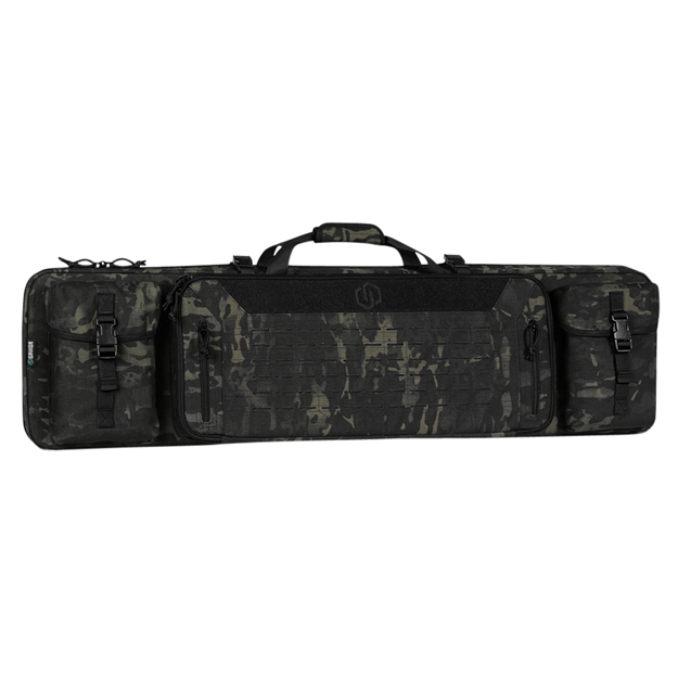 Picture of Savior Equipment Rb4612dgver2mcb Urban Warfare Double Rifle Case Multicam Black Cordura 1000D Nylon 46"