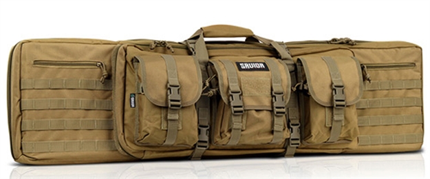 Picture of Savior Equipment Rb5112dgv1tn American Classic Double Rifle Case Flat Dark Earth 600D Polyester 51"