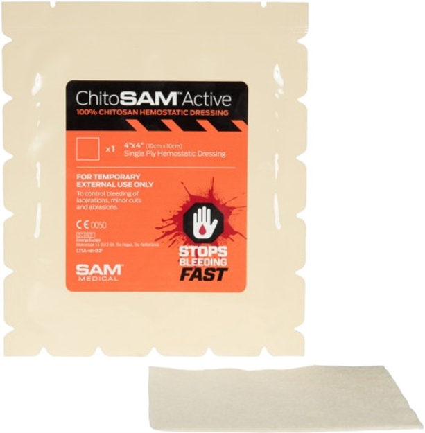 Picture of Sawyer First Aid Chitosam Bleed Stopper Dressing 4"X4"