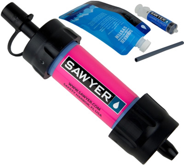 Picture of Sawyer Water Filtration Mini Filter Pink