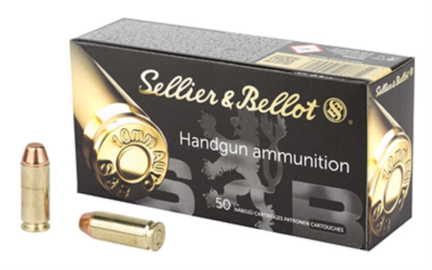 Picture of  Sellier & Bellot Sb10a Handgun  10Mmauto 180Gr Full Metal Jacket 50 Per Box/20 Case 754908500918