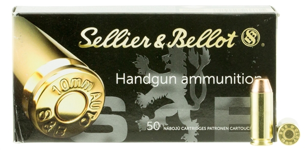Picture of  Sellier & Bellot Sb10a Handgun  10Mmauto 180Gr Full Metal Jacket 50 Per Box/20 Case 754908500918