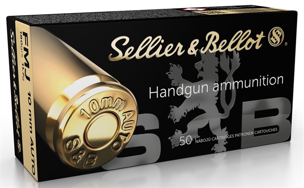 Picture of  Sellier & Bellot Sb10b Handgun  10Mmauto 180Gr Jacketed Hollow Point 50 Per Box/20 Case