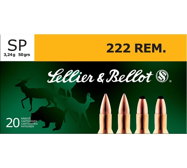 Picture of Sellier & Bellot 222 50Gr SP