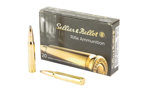 Picture of Sellier & Bellot Sb3006c Rifle  30-06Springfield 150Gr Soft Point Cut Through Edge 20 Per Box/20 Case 754908512232 -