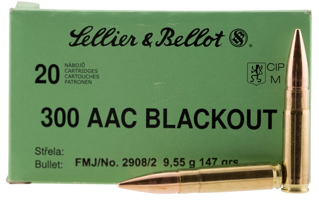 Picture of  Sellier & Bellot Sb300blkb Rifle  300Blackout 147Gr Full Metal Jacket 20 Per Box/50 Case 754908512454