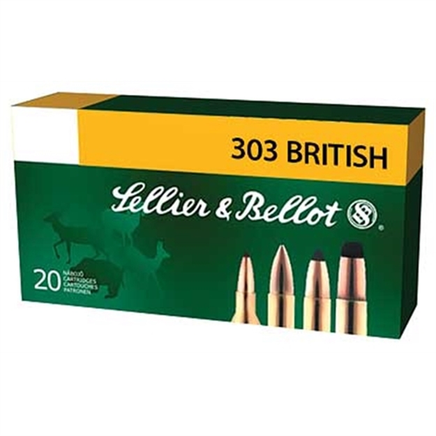 Picture of Sellier & Bellot Sb303b Rifle  303British 150Gr Soft Point 20 Per Box/20 Case 754908510368 -