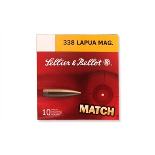 Picture of  Sellier & Bellot Sb338lmb Rifle  338Lapuamag 300Gr Hollow Point Boat Tail 10 Per Box/10 Case
