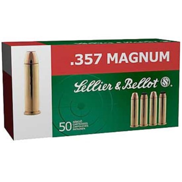 Picture of  Sellier & Bellot Sb357a Handgun  357Mag 158Gr Full Metal Jacket 50 Per Box/20 Case 754908500536