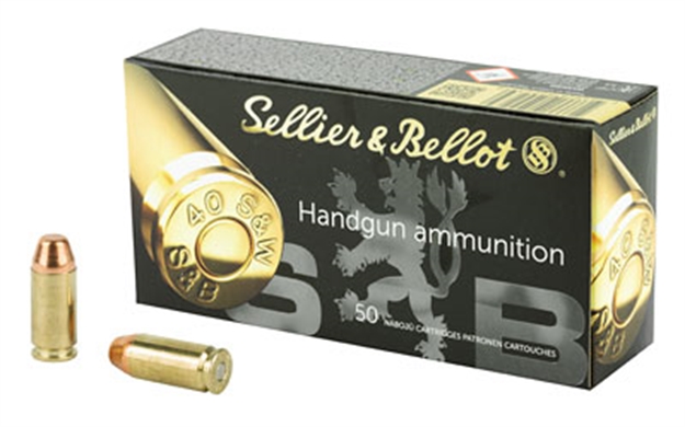 Picture of Sellier & Bellot Sb40b Handgun  40S&W 180Gr Full Metal Jacket 50 Per Box/20 Case 754908500239