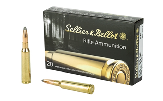 Picture of  Sellier & Bellot Sb6555a Rifle  6.5X55swedish 131Gr Soft Point 20 Per Box/20 Case