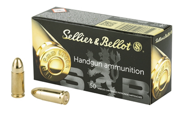 Picture of Sellier & Bellot 9Mm Luger 124Gr Fmj 50Rd 20Bx/Cs 754908500093