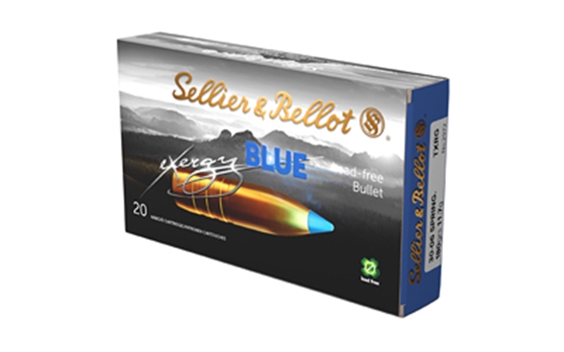Picture of  Sellier & Bellot Sb3006xb Exergy  30 06Springfield 180Gr Tac EX Blue 20 Per Box/12 Case 754908513024