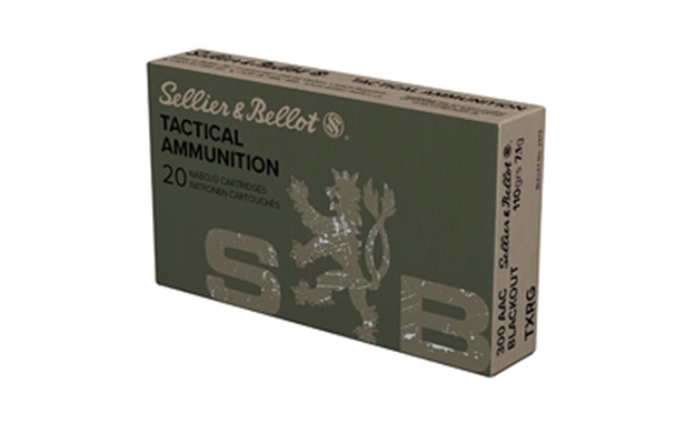 Picture of  Sellier & Bellot Sb300blkxa Exergy  300Blackout 110Gr Tac EX Blue 20 Per Box/50 Case
