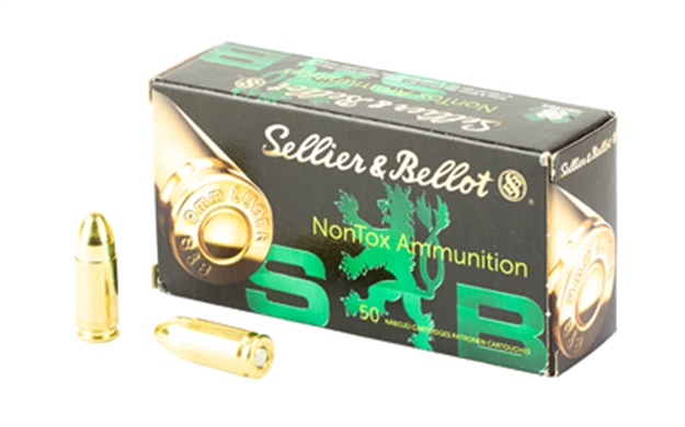 Picture of S&B Non Tox 9Mm 124Gr Tfmj 50/1000 SB9NTB 8590690311569