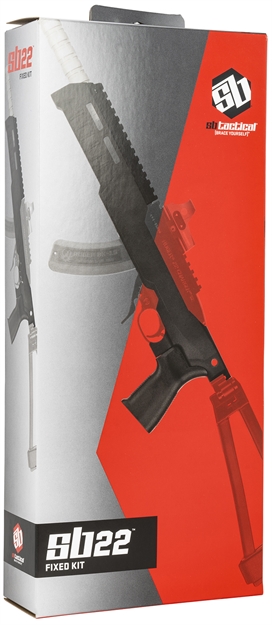 Picture of SB Tactical 22Td-01-Sb Chassis  Fixed Black For Ruger 10/22 & Ruger 22 Charger Right Hand 22F01SB