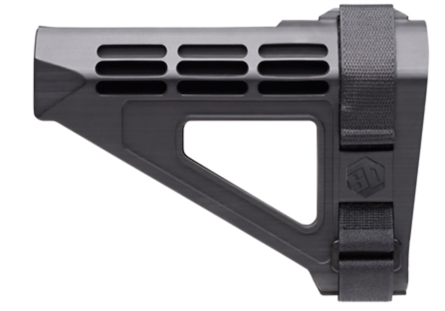 Picture of SB Tactical Tactical Brace Sbm4 Black Fits AR Pistol Buffer Tubes SBM4-01-SB