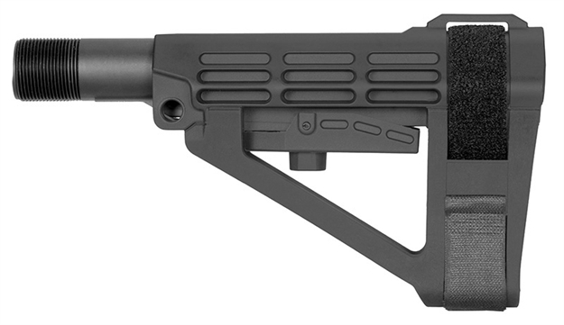 Picture of SB Tactical Sba4x03msb Sba4 X Stealth Gray Adjustable Synthetic Ar-Platform SBA3X02SB