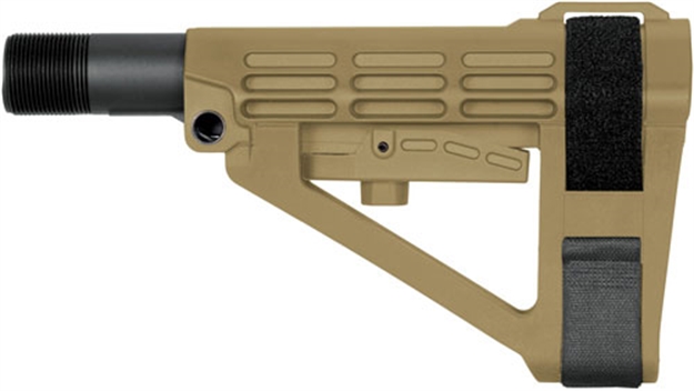 Picture of SB Tactical Tactical Brace Sba4 Fde Includes Mil-Spec Buffer Tube