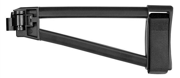 Picture of  SB Tactical Tf191301sb TF 1913  Side Folding Black Synthetic With 9.50" Oal & Nylon Strap For Ar-Platform With 1913 Picatinny Rail (Tube Not Included)