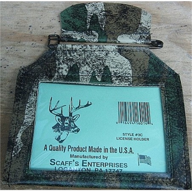 Picture of Scaffs License Holder Vinyl Camo 5-1/8X3-5/8