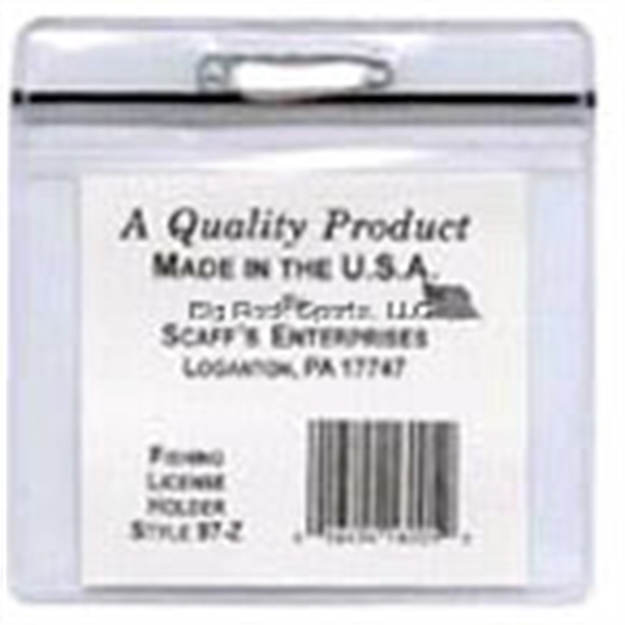 Picture of Scaffs Zip Sealed License Holder-Peg