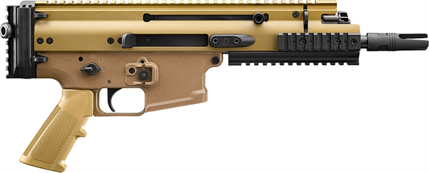 Picture of FN 38101245 Scar 15P 5.56X45mm 10+1 7.50" Black Anodized Chrome Lined Steel Barrel, Flat Dark Earth Anodized Aluminum Picatinny Rail Receiver, Fde Polymer Grip, Ambidextrous 38-101245 845737015251