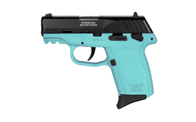 Picture of Sccy Industries Cpx1cbsbg3 Cpx-1 Gen3 9Mm Luger 10+1 3.10" Sccy Blue Polymer W/Picatinny Rail Serrated Black Nitride SS Slide Sccy Blue Polymer Grip CPX-1CBSBG3 810099570038