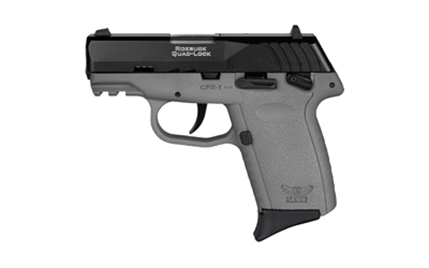 Picture of Sccy Industries Cpx1cbsgg3 Cpx-1 Gen3 9Mm Luger 10+1 3.10" Sniper Gray Polymer W/Picatinny Rail Serrated Black Nitride SS Slide Sniper Gray Polymer Grip CPX-1CBSGG3