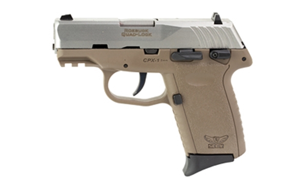 Picture of Sccy Industries Cpx1ttdeg3 Cpx-1 Gen3 9Mm Luger 10+1 3.10" Flat Dark Earth Polymer W/ Picatinny Rail Serrated SS Slide Flat Dark Earth Polymer Grip CPX-1TTDEG3