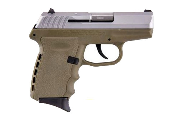 Picture of Sccy Industries Semi Auto Pistol 9Mm S/S 2-10Rnd Mag NO External Safety Dark Earth Grip CPX2-TTDE 857679003166