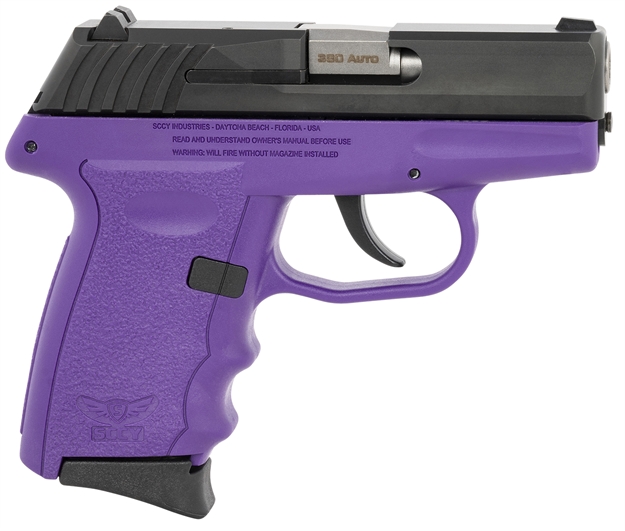 Picture of  Sccy Cpx-3Cbpug3 380 Blk Slide Pur Grip NO Sfe 10R 810099570427