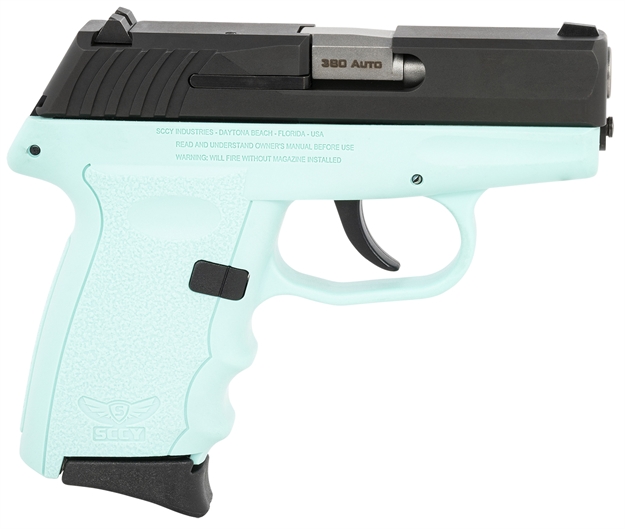 Picture of  Sccy Cpx-3Cbsbg3 380 Blk Slide S-Blu Grpno Sfe 10R