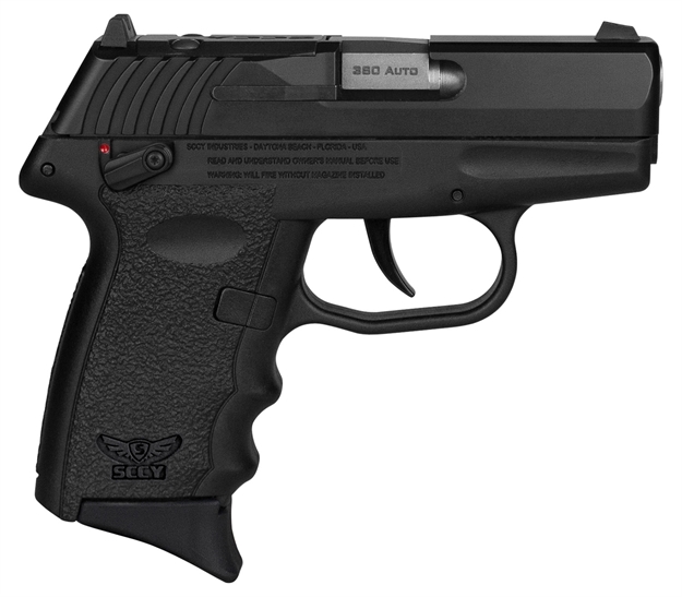 Picture of Sccy Industries Cpx4cbbkrdrg3 Cpx-4 RD 380 Acp 10+1 2.96" Black Polymer/Serrated Black Nitride Stainless Steel Slide/Finger Grooved Black Polymer Grip CPX-4CBBKRDRG3