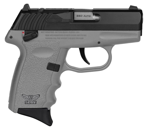 Picture of Sccy Industries Cpx4cbsgrdrg3 Cpx-4 RD 380 Acp 10+1 2.96" Sniper Gray Polymer/Serrated Black Nitride Stainless Steel Slide/Finger Grooved Sniper Gray Polymer Grip CPX-4CBSGRDRG3