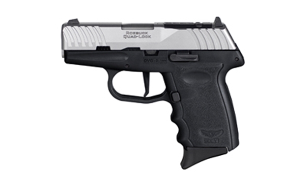 Picture of Sccy Industries Sccy Industries Dvg-1, 9Mm , 3.1" Barrel, NO Safety, Stainless/Black, Rdr, (2)-10-Rd DVG-1TTBKRDR 810099571905