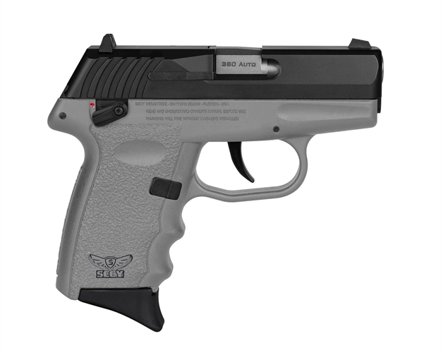 Picture of  Sccy Industries Cpx-4Cbsg Cpx-4  380 Acp 10+1 2.96" Sniper Gray Polymer Serrated Black Nitride SS Slide Finger Grooved Sniper Gray Polymer Grip