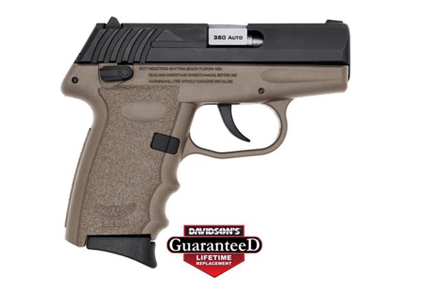 Picture of Sccy Industries 380Acp Poly Fde/Blk W/Safety