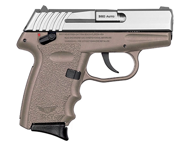Picture of Sccy Industries 380Acp Poly Fde/Satin W/Safety