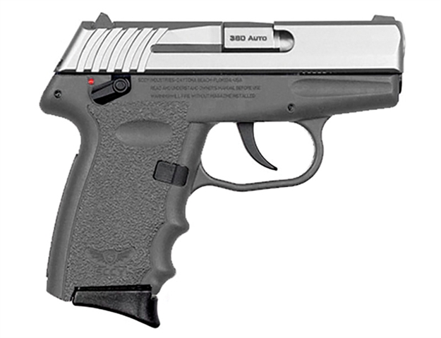 Picture of Sccy Industries 380Acp Poly Grey/Satin W/Safet