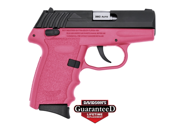 Picture of Sccy Industries 380Acp Poly Pink/Blk W/Safety
