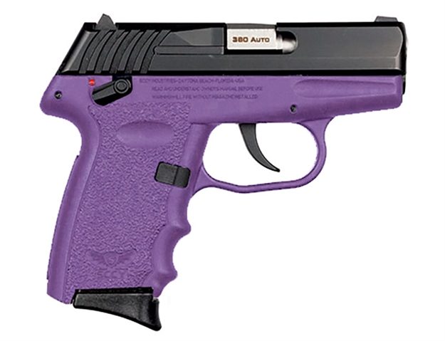 Picture of Sccy Industries 380Acp Poly Purp/Blk W/Safety