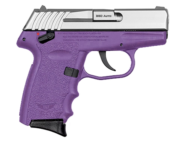 Picture of Sccy Industries 380Acp Poly Purp/Satin W/Safet
