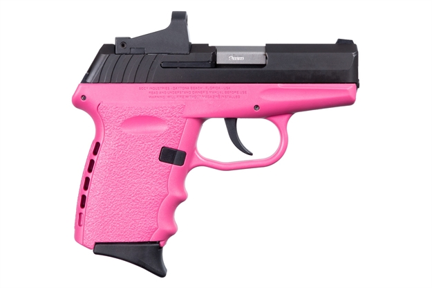 Picture of Sccy Industries 9Mm Poly Pink/Blk Dao CT RD