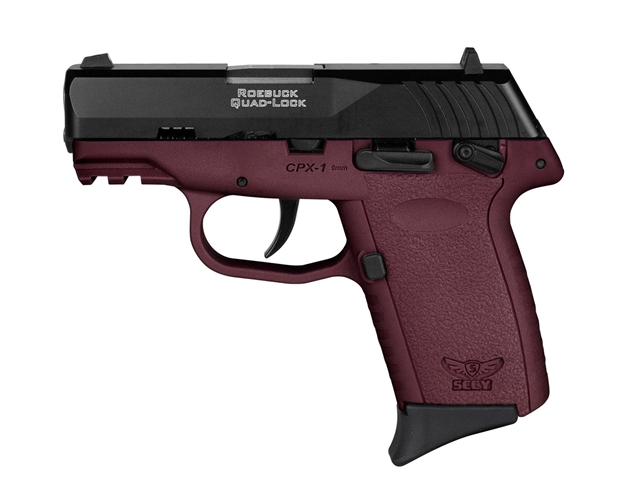 Picture of Sccy Industries Cpx1cbcrg3 Cpx-1 Gen3 9Mm Luger 10+1 3.10" Crimson Red Polymer W/Picatinny Rail Serrated Black Nitride SS Slide Crimson Red Polymer Grip CPX-1CBCRG3 810099570076