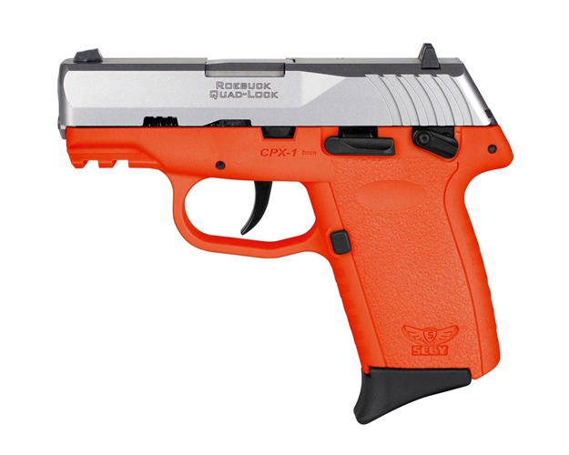 Picture of Sccy Industries Cpx1ttorg3 Cpx-1 Gen3 9Mm Luger 10+1 3.10" Orange Polymer W/Picatinny Rail Serrated SS Slide Orange Polymer Grip CPX-1TTORG3 810099570298