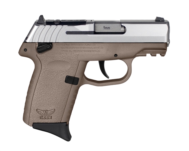 Picture of Sccy Industries Cpx1ttderdrg3 Cpx-1 Gen3 Rdr 9Mm Luger 10+1 3.10" Flat Dark Earth Polymer W/ Picatinny Rail Serrated SS Slide Flat Dark Earth Polymer Grip CPX-1-TTDERDRG3 810099571066