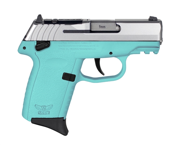 Picture of Sccy Industries Cpx1ttsbrdrg3 Cpx-1 Gen3 Rdr 9Mm Luger 10+1 3.10" Sccy Blue Polymer W/Picatinny Rail Serrated SS Slide Sccy Blue Polymer Grip CPX-1-TTSBRDRG3 810099571035