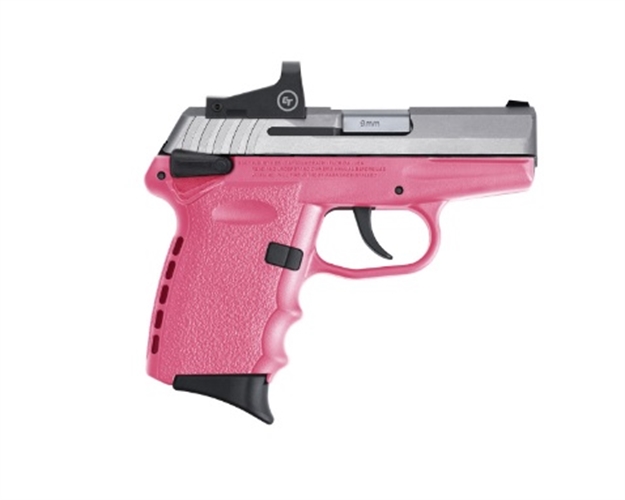 Picture of Sccy Industries Sccy 9Mm 3" Ss/Pink   Safety Reddot 10Rd