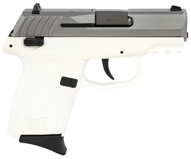 Picture of Sccy Industries Cpx1ttwtg3 Cpx-1 Gen3 9Mm Luger 10+1 3.10" White Polymer W/Picatinny Rail Serrated SS Slide White Polymer Grip CPX-1TTWTG3